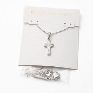 Kendra Scott - Silver Cross Pendant Necklace